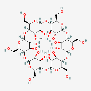 메틸사이클로덱스트린 PubChem 분자구조식