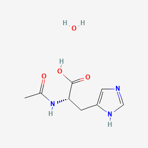 아세틸히스티딘 PubChem 분자구조식