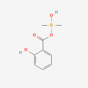 실레인다이올살리실레이트 PubChem 분자구조식