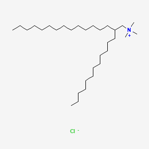 도데실헥사데실트라이모늄클로라이드 PubChem 분자구조식