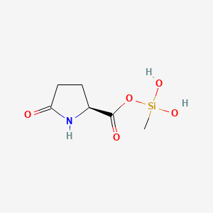 메틸실란올피씨에이 PubChem 분자구조식