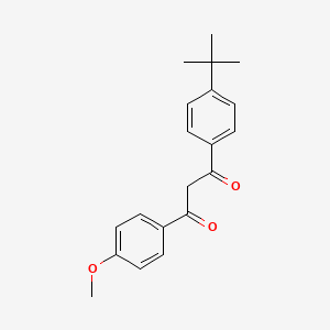 부틸메톡시디벤조일메탄 PubChem 분자구조식