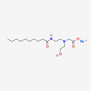 소듐카프로암포아세테이트 PubChem 분자구조식