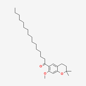 다이메틸메톡시크로마닐팔미테이트 PubChem 분자구조식