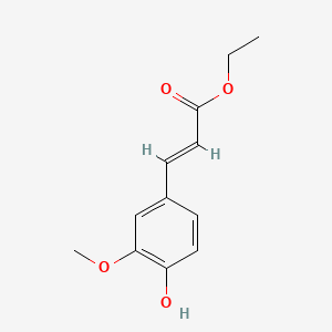 에틸페룰레이트 PubChem 분자구조식