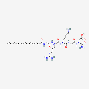 미리스토일펜타펩타이드-8 PubChem 분자구조식