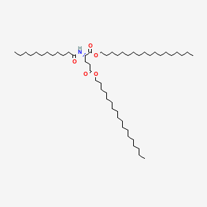 다이스테아릴라우로일글루타메이트 PubChem 분자구조식