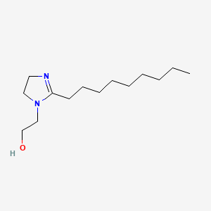 카프릴하이드록시에틸이미다졸린 PubChem 분자구조식