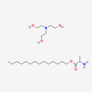 티이에이-미리스타미노프로피오네이트 PubChem 분자구조식