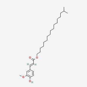 아이소스테아릴페룰레이트 PubChem 분자구조식