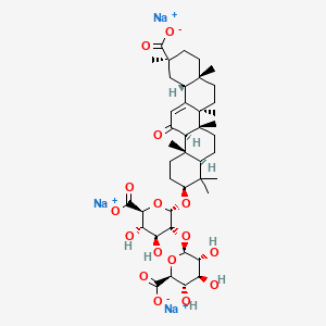 트라이소듐글리시리제이트 PubChem 분자구조식