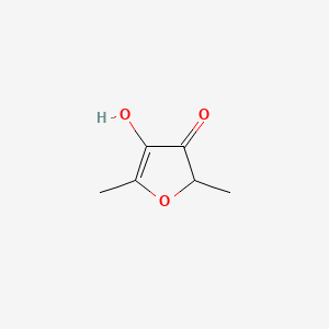 다이메틸하이드록시퓨라논 PubChem 분자구조식