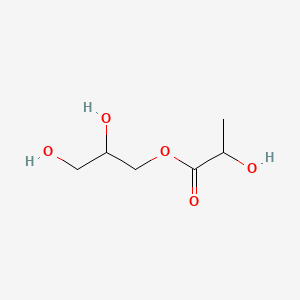 글리세릴락테이트 PubChem 분자구조식