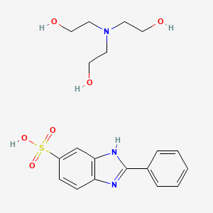 티이에이-페닐벤즈이미다졸설포네이트 PubChem 분자구조식
