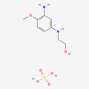 2-아미노-4-하이드록시에틸아미노아니솔설페이트 PubChem 분자구조식