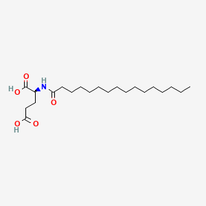 팔미토일글루타믹애씨드 PubChem 분자구조식