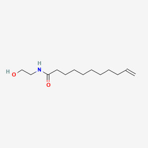 운데실렌아마이드엠이에이 PubChem 분자구조식