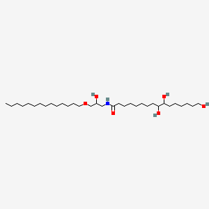 트라이하이드록시팔미타미도하이드록시프로필미리스틸에터 PubChem 분자구조식