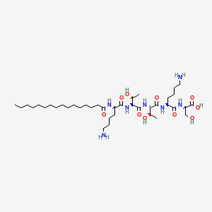 팔미토일펜타펩타이드-4 PubChem 분자구조식