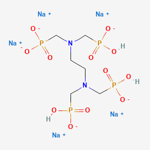 펜타소듐에틸렌다이아민테트라메틸렌포스포네이트 PubChem 분자구조식