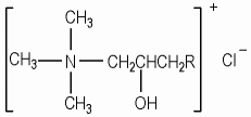 하이드록시프로필트라이모늄하이드롤라이즈드카제인 KCIA 분자구조식
