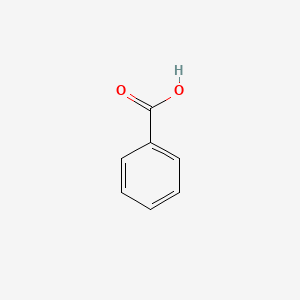 벤조익애씨드 PubChem 분자구조식