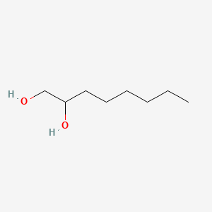 카프릴릴글라이콜 PubChem 분자구조식