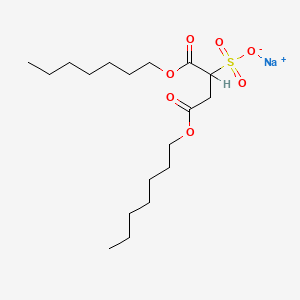 다이헵틸소듐설포석시네이트 PubChem 분자구조식
