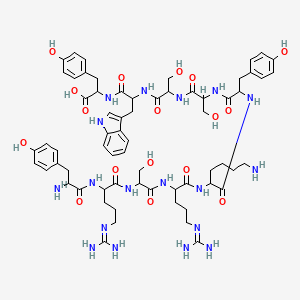 데카펩타이드-12 PubChem 분자구조식