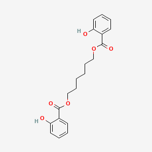 헥산다이올다이살리실레이트 PubChem 분자구조식