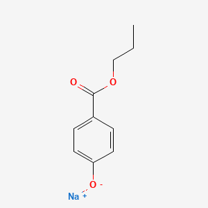 소듐프로필파라벤 PubChem 분자구조식