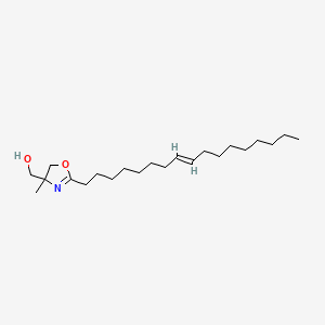 메틸하이드록시메틸올레일옥사졸린 PubChem 분자구조식