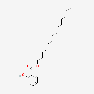 미리스틸살리실레이트 PubChem 분자구조식