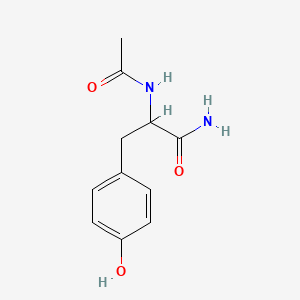 아세틸타이로신아마이드 PubChem 분자구조식