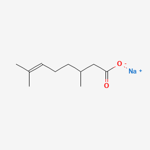 소듐시트로넬레이트 PubChem 분자구조식