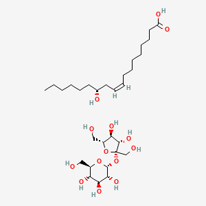 수크로오스리시놀리에이트 PubChem 분자구조식