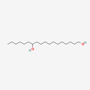 하이드록시스테아릴알코올 PubChem 분자구조식