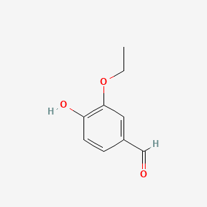 에틸바닐린 PubChem 분자구조식