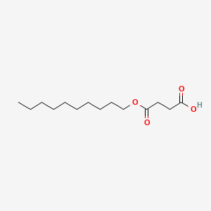 데실석시네이트 PubChem 분자구조식