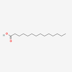 미리스틱애씨드 PubChem 분자구조식