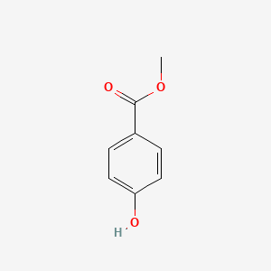 메틸파라벤 PubChem 분자구조식