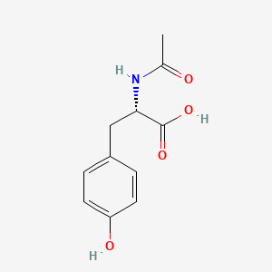 아세틸타이로신 PubChem 분자구조식