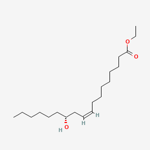 에틸리시놀리에이트 PubChem 분자구조식