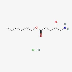 헥실아미노레불리네이트에이치씨엘 PubChem 분자구조식