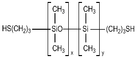 비스-머캅토프로필다이메티콘 KCIA 분자구조식