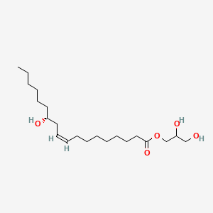 글리세릴리시놀리에이트 PubChem 분자구조식