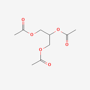 트라이아세틴 PubChem 분자구조식
