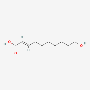 10-하이드록시데세노익애씨드 PubChem 분자구조식