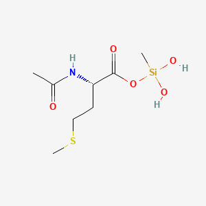 메틸실란올아세틸메티오네이트 PubChem 분자구조식