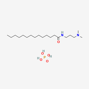 미리스타미도프로필다이메틸아민포스페이트 PubChem 분자구조식